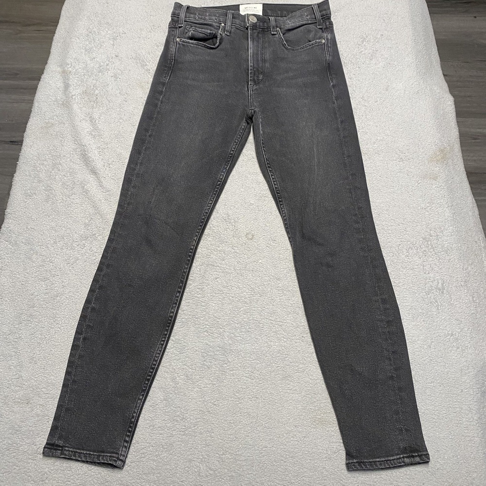 McGuire Jeans Womens 26 Newton Skinny Black Denim Stretch Mid Rise USA